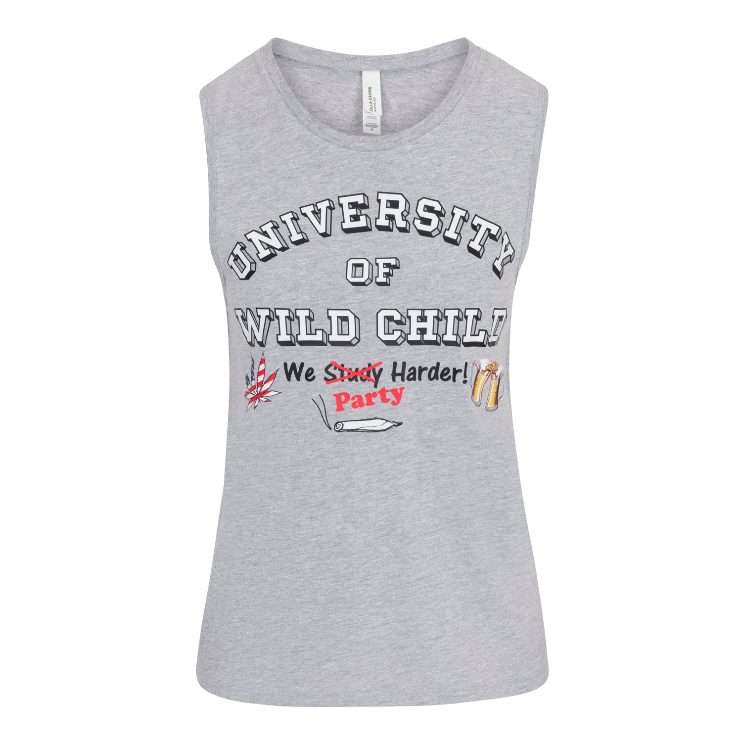BELLA + CANVAS Women's Racerback Crop Tank