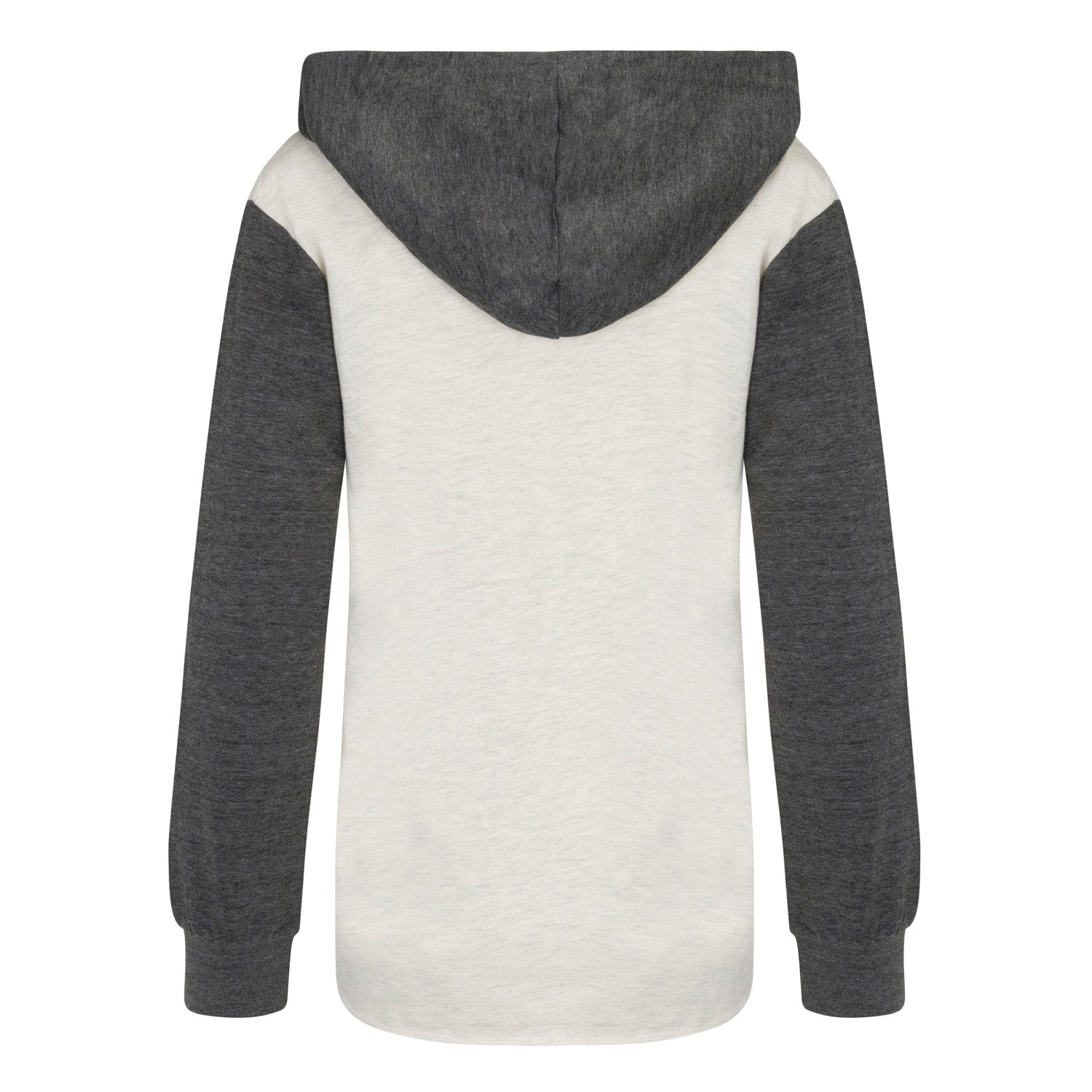 MV Sport Women’s French Terry Hooded Pullover with Colorblocked Sleeves