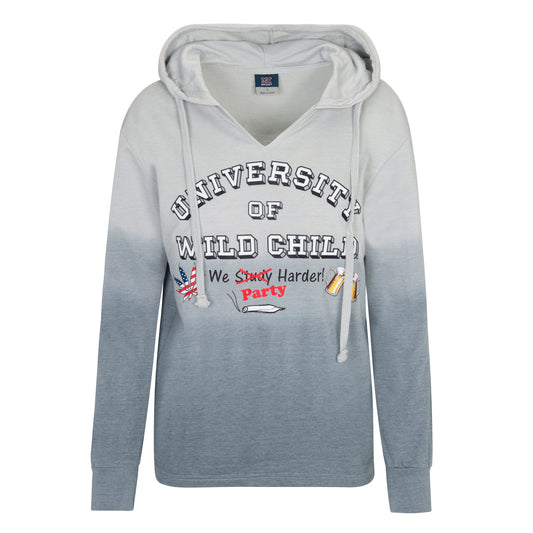 MV Sport Women's French Terry Ombré Hooded Sweatshirt