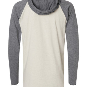 LAT - Hooded Long Sleeve Raglan T-Shirt Fine Jersey