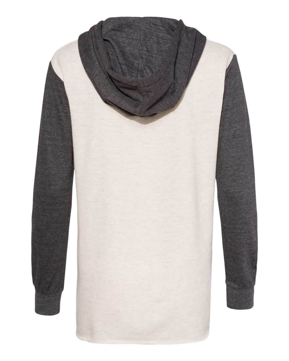 MV Sport Women’s French Terry Hooded Pullover with Colorblocked Sleeves